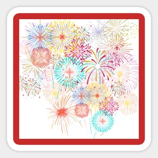 fireworks Sticker